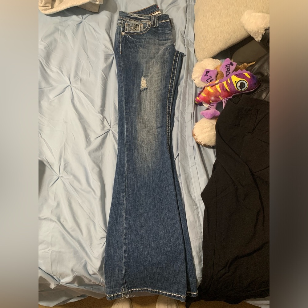 Amethyst Blue Jeans.